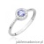 Pierścionek W0616 Tanzanit 0,35ct białe złoto 375