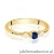 Pierścionek W0620 Szafir 0,15ct żółte złoto 375