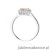 Pierścionek W0572 Morganit 0,40ct białe złoto 375