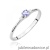 Pierścionek W0614 Tanzanit 0,15ct białe złoto 375