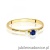Pierścionek W0614 Szafir 0,15ct zółte złoto 375