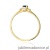Pierścionek W0614 Szafir 0,15ct zółte złoto 375