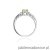 Pierścionek W0014 Oliwin 0,60ct białe złoto 375
