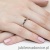 Pierścionek W0045 Czarny Diament 0,12ct białe złoto 375