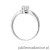 Pierścionek W0228 Diament 0,70ct białe złoto 375