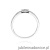 Pierścionek W0297 z diamentami białe złoto 375