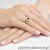 Pierścionek W0354 Rodolit 0,50ct białe złoto 375