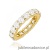 Pierścionek W0516 z diamentami żółte złoto 375