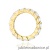 Pierścionek W0516 z diamentami żółte złoto 375