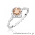 Pierścionek W0603 Morganit 0,40ct białe złoto 375