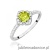 Pierścionek W0603 Oliwin 0,60ct białe złoto 375