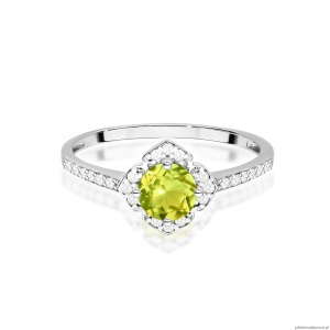 Pierścionek W0603 Oliwin 0,60ct białe złoto 375