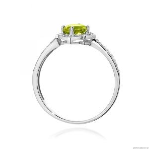 Pierścionek W0603 Oliwin 0,60ct białe złoto 375