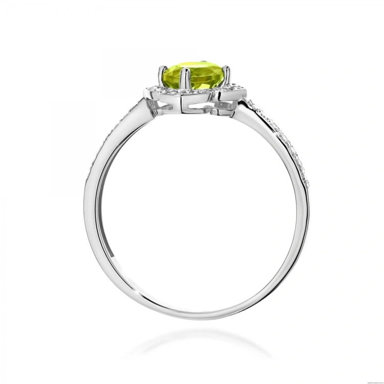 Pierścionek W0603 Oliwin 0,60ct białe złoto 375