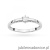 Pierścionek W0630 Diament 0,03ct białe złoto 375