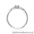 Pierścionek W0630 Diament 0,03ct białe złoto 375