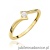 Pierścionek W0631 Diament 0,01ct żółte złoto 375