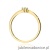 Pierścionek W0631 Diament 0,01ct żółte złoto 375