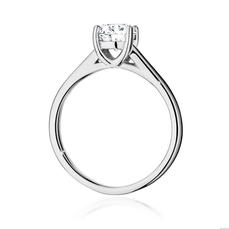 Pierścionek W0544 Diament Laboratoryjny 1,00ct białe złoto 375