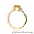 Pierścionek W0422 Cytryn 0,60ct żółte złoto 375