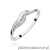 Pierścionek W0673 z diamentami białe złoto 375