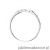 Pierścionek W0619 Czarny Diament 0,12ct białe złoto 375