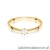 Pierścionek W0579 Diament laboratoryjny 0,20ct żółte złoto