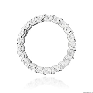 Pierścionek W0515 z diamentami białe złoto 375
