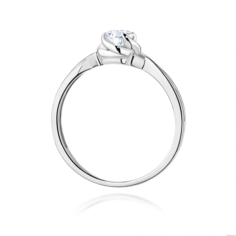 Pierścionek W0329 Diament 0,30ct białe złoto