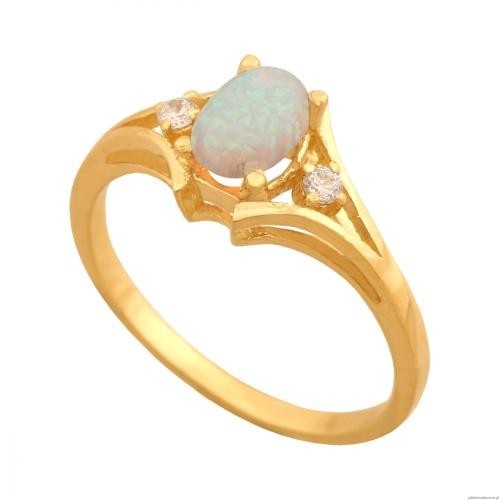 Kamienie imitowane Opale Pierścionki 5900025617762