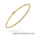 Bransoletka B0031 z diamentami żółte złoto