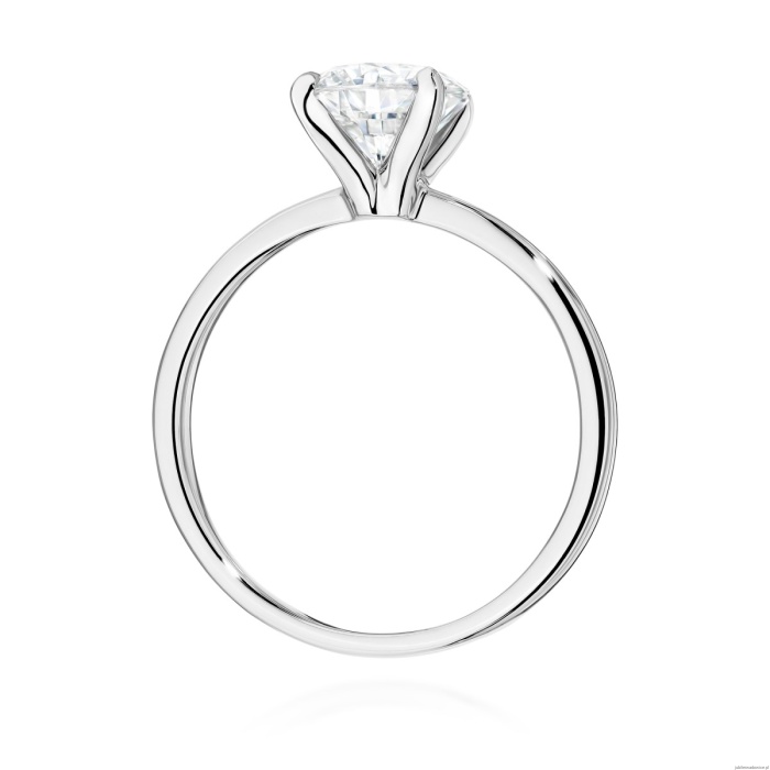 Pierścionek W0715 Diament Laboratoryjny 1,50ct białe złoto