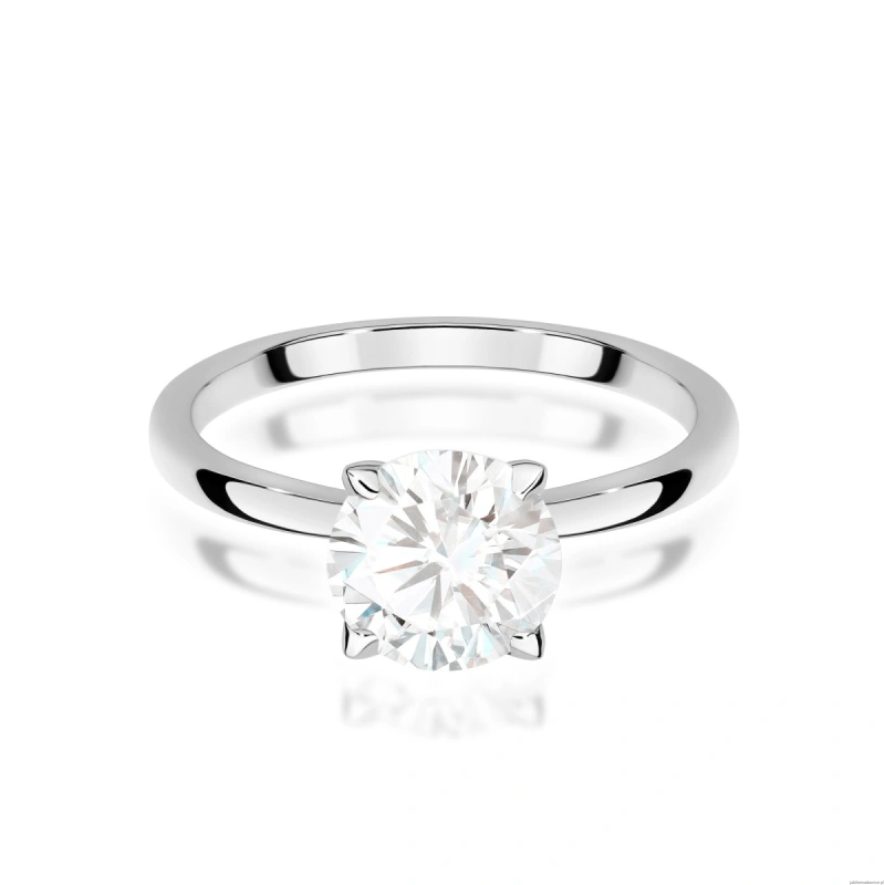 Pierścionek W0715 Diament Laboratoryjny 1,50ct białe złoto