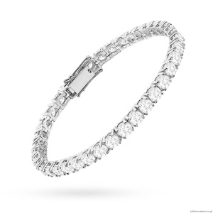Bransoletka B0039 z diamentami białe złoto