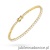 Bransoletka B0039 z diamentami żółte złoto