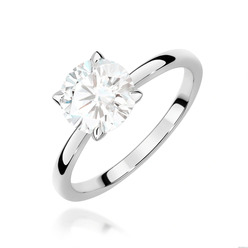 Pierścionek W0687 Diament Laboratoryjny 2,00ct białe złoto
