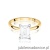 Pierścionek W0691 Diament Laboratoryjny 1,50ct żółte złoto