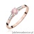 Pierścionek W0399 Diament Laboratoryjny różowy 0.15ct różowe złoto