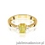 Pierścionek W0002 Diament laboratoryjny żółty 0,50ct żółte złoto 375