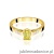 Pierścionek W0078 Diament laboratoryjny żółty 0,50ct żółte złoto 375