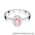 Pierścionek W0330 Diament Laboratoryjny różowy 0,50ct białe złoto 375