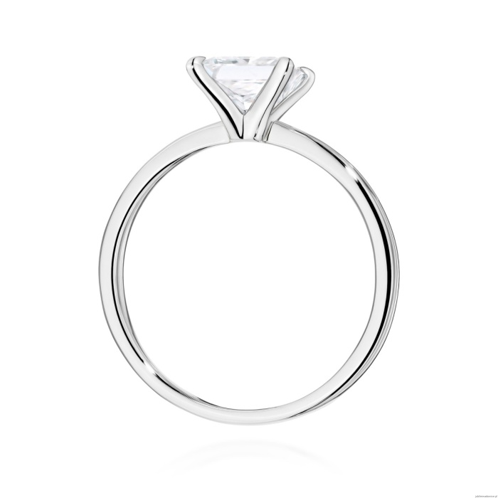 Pierścionek W0690 Diament Laboratoryjny 1,00ct białe złoto