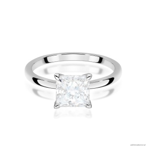 Pierścionek W0690 Diament Laboratoryjny 1,00ct białe złoto