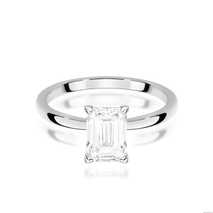 Pierścionek W0691 Diament Laboratoryjny 1,00ct białe złoto