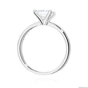 Pierścionek W0690 Diament Laboratoryjny 1,00ct białe złoto 375