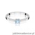 Pierścionek W0382 Diament Laboratoryjny niebieski 0.15ct białe złoto