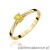 Pierścionek W0367 Diament Laboratoryjny żółty 0.15ct żółte złoto