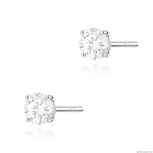Kolczyki K0583 Diament 2 x 0.50ct białe złoto