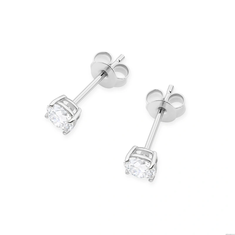 Kolczyki K0583 Diament 2 x 0.50ct białe złoto
