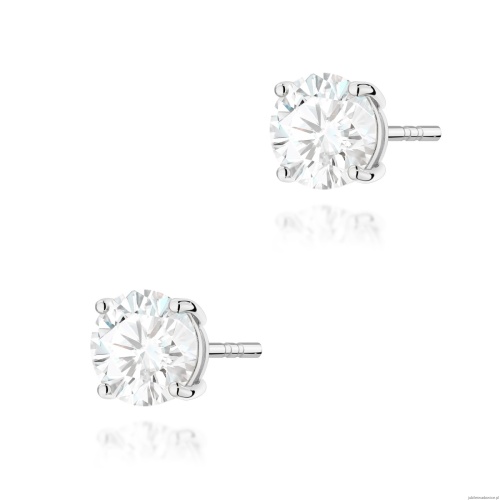 Kolczyki K0583 Diament 2 x 1.50ct białe złoto